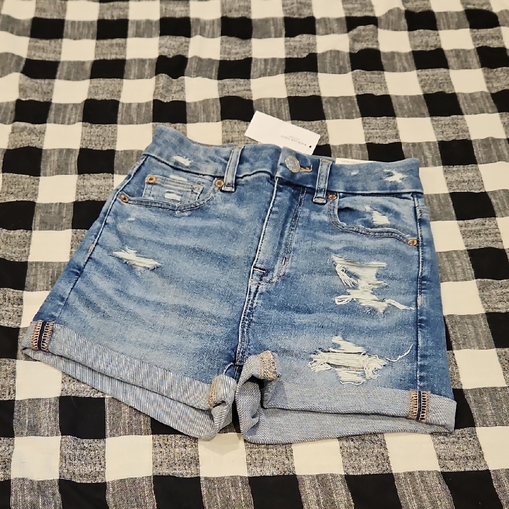 New American Eagle curvy hi rise shortie